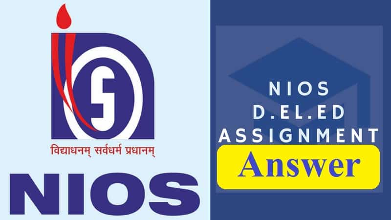 Nios Deled Assignment Questions & Answers of 2nd Year Course 2022