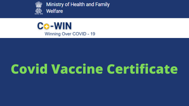 (Cowin Update) Cowin gov in : self Registration, Covid Vaccine Certificate Download