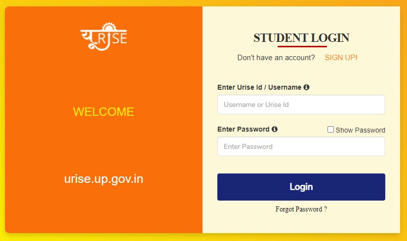 UP URISE Portal 2023: Today Registration/ Login Step, @urise.up.gov.in – Exam, Form, Result