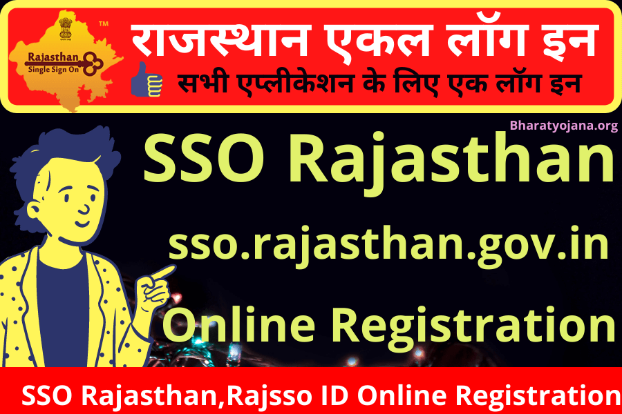 SSO Rajasthan, SSO ID, Today Rajsso ID Online Registration & login 2023