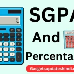 SGPA and Percentage